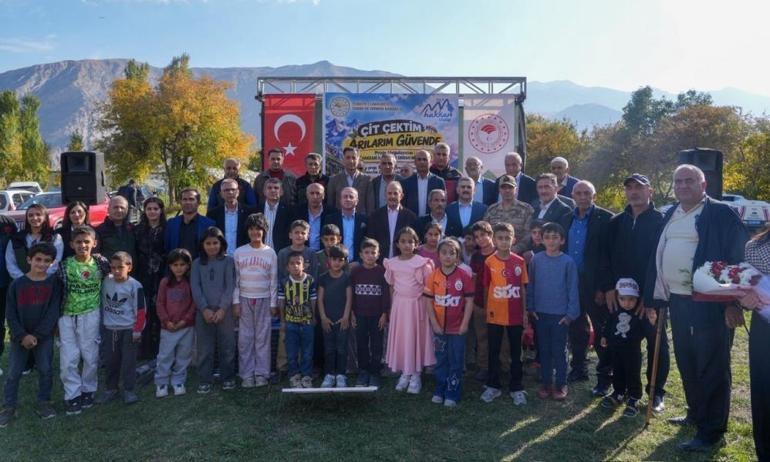 Hakkari’de 262 arıcıya güneş panelli elektrikli çit desteği