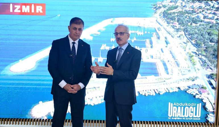İzmir’in ulaşımı için ortak adım Bakan Uraloğlu ve Cemil Tugay bir araya geldi