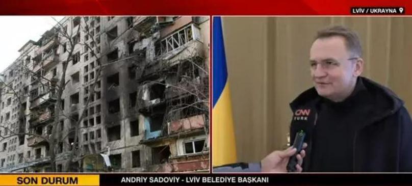 Lviv Belediye Başkanı Sadoviy: İkinci Dünya Savaşından beri böyle yıkım görmedik
