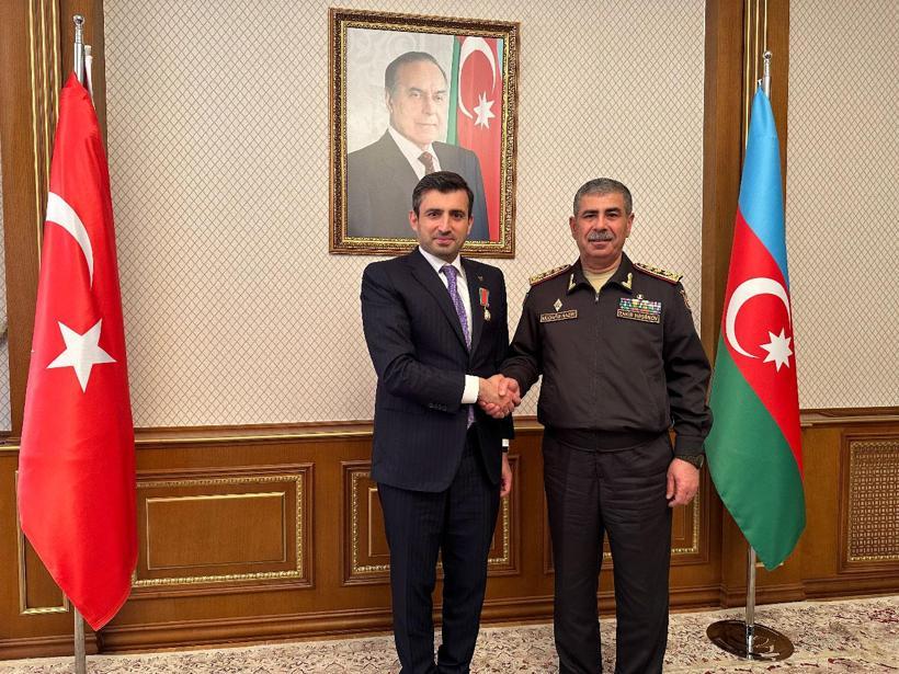 Selçuk Bayraktar, Azerbaycan Cumhurbaşkanı Aliyevi ziyaret etti