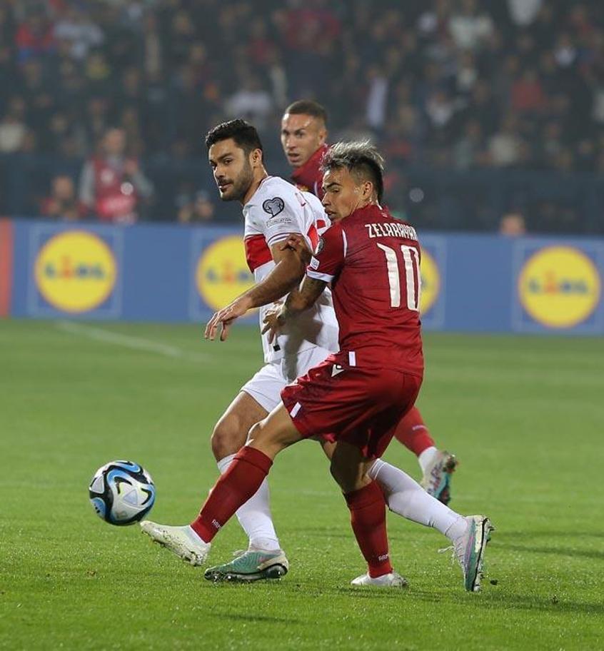 EURO 2024 mücadelesinde Türkiye, Ermenistanı 2-1 mağlup etti