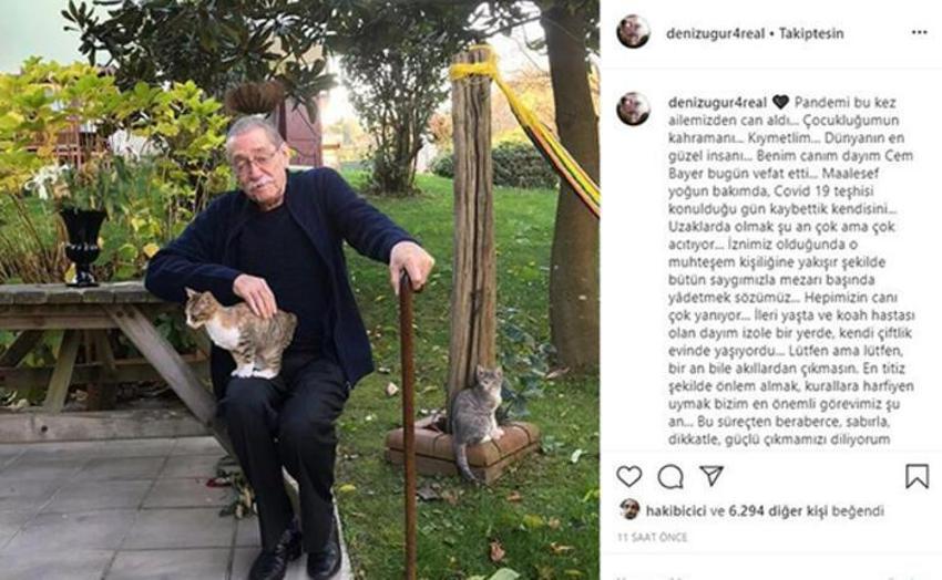 Deniz Uğur'un acı günü! Dayısını corona virüs nedeniyle kaybetti