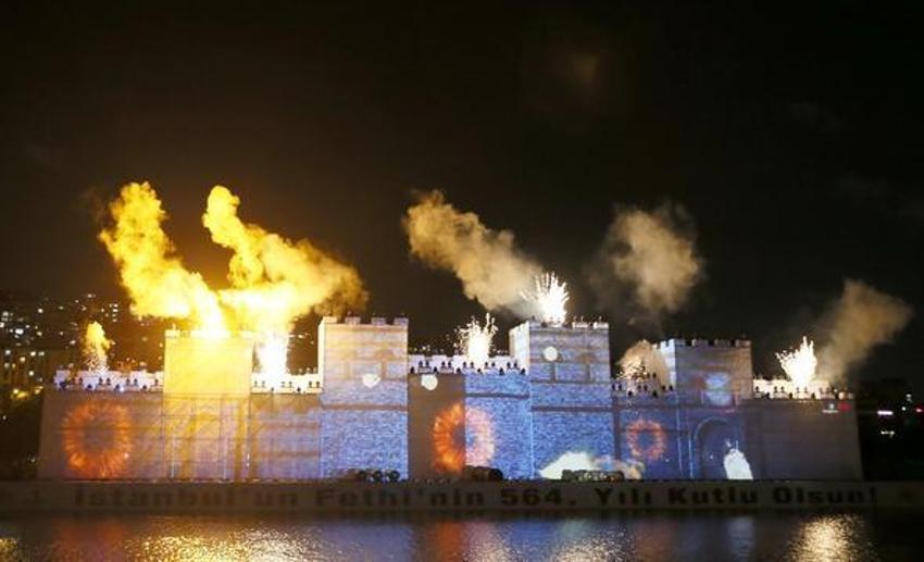 İstanbul'un Fethi'nin 564. yılında muhteşem görüntüler!