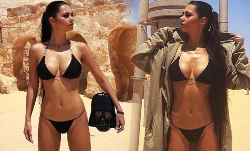 Helga Lovekaty bikiniyle Darth Vader’a aşkını ilan etti