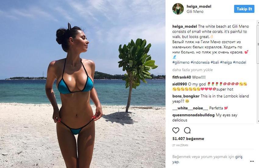 Helga Lovekaty bikiniyle Darth Vader’a aşkını ilan etti