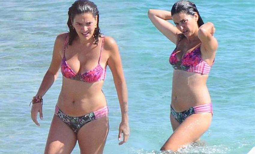 Bergüzar Korel bikinili yakalandı!