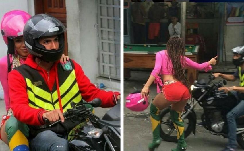 Ünlü şarkıcı Anitta sokak ortasında klip çekti!
