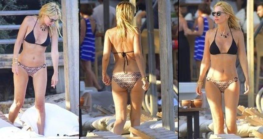 Elif Dürüst plaja damga vurdu!
