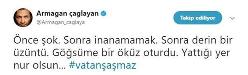Vatan Şaşmaz'ın ölümüyle ünlüler yasa boğuldu...