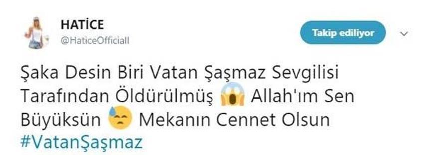 Vatan Şaşmaz'ın ölümüyle ünlüler yasa boğuldu...