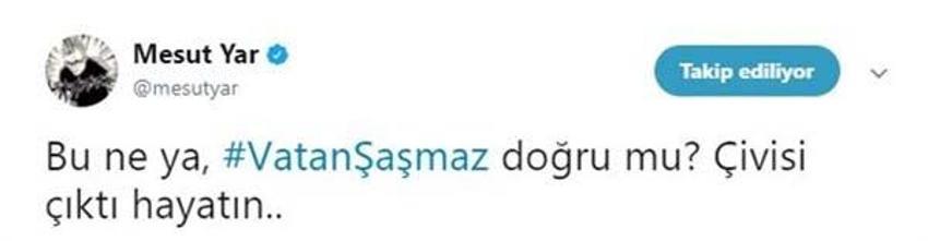 Vatan Şaşmaz'ın ölümüyle ünlüler yasa boğuldu...