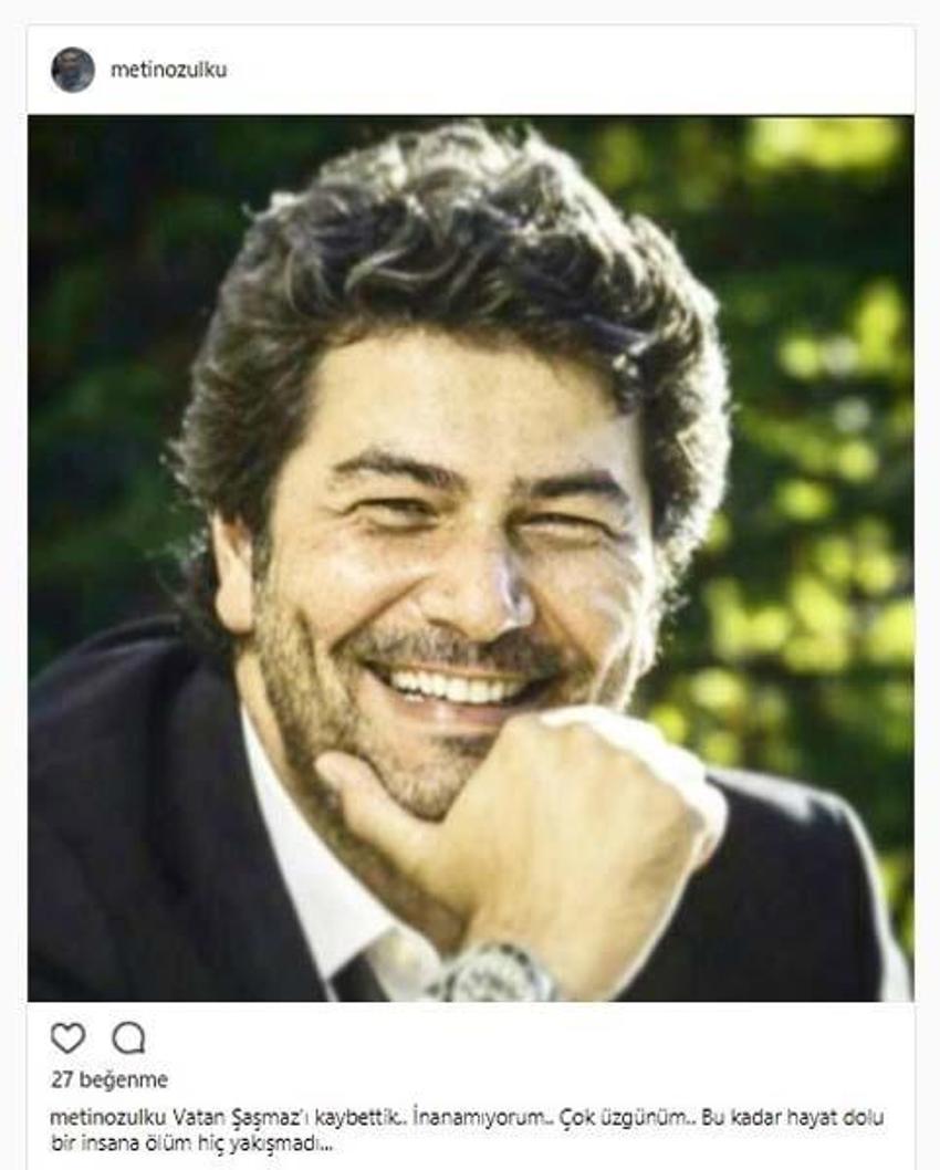 Vatan Şaşmaz'ın ölümüyle ünlüler yasa boğuldu...