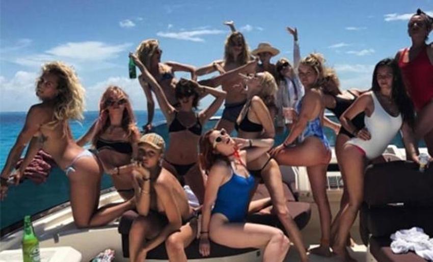 Cara Delevingne çok fena yakalandı!