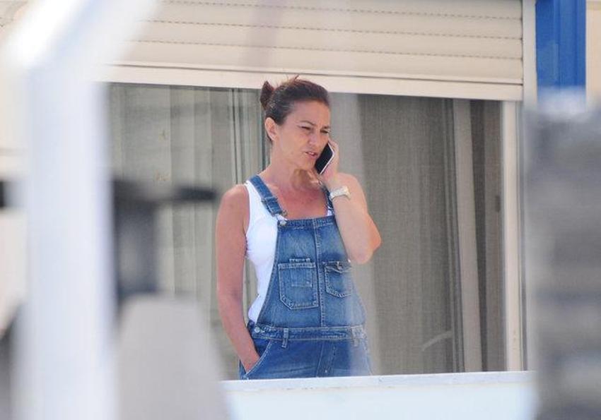Hande Bermek nöbet tutarken görüntülendi