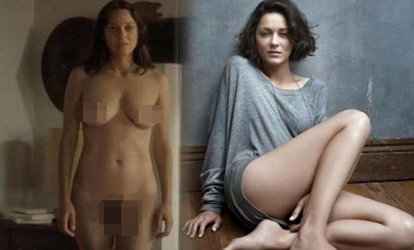 Marion Cotillard çırılçıplak soyundu!