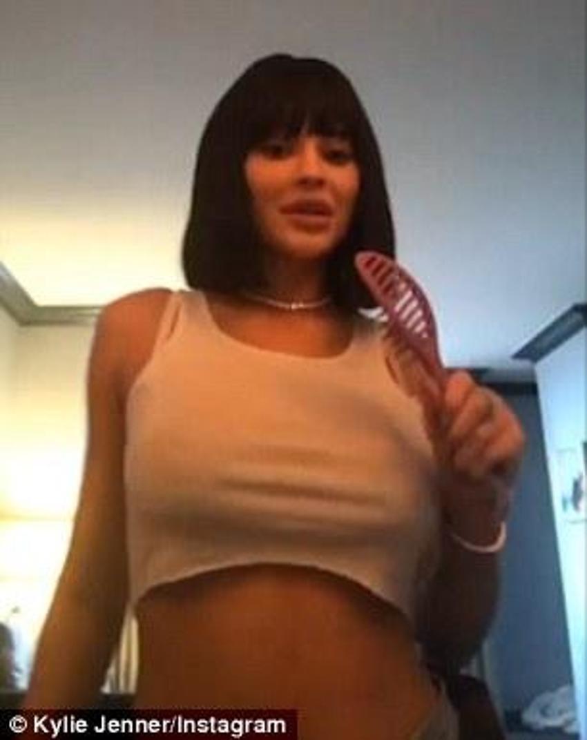 Kylie Jenner banyodan paylaştı...