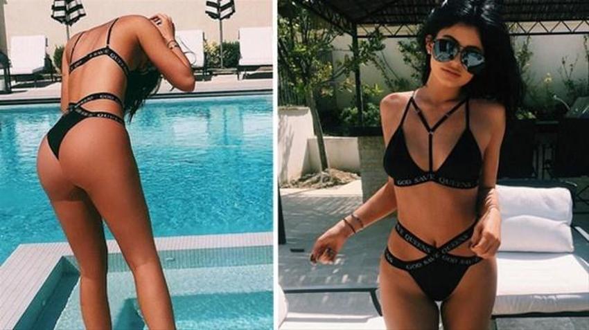 Kylie Jenner banyodan paylaştı...
