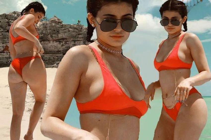 Kylie Jenner banyodan paylaştı...