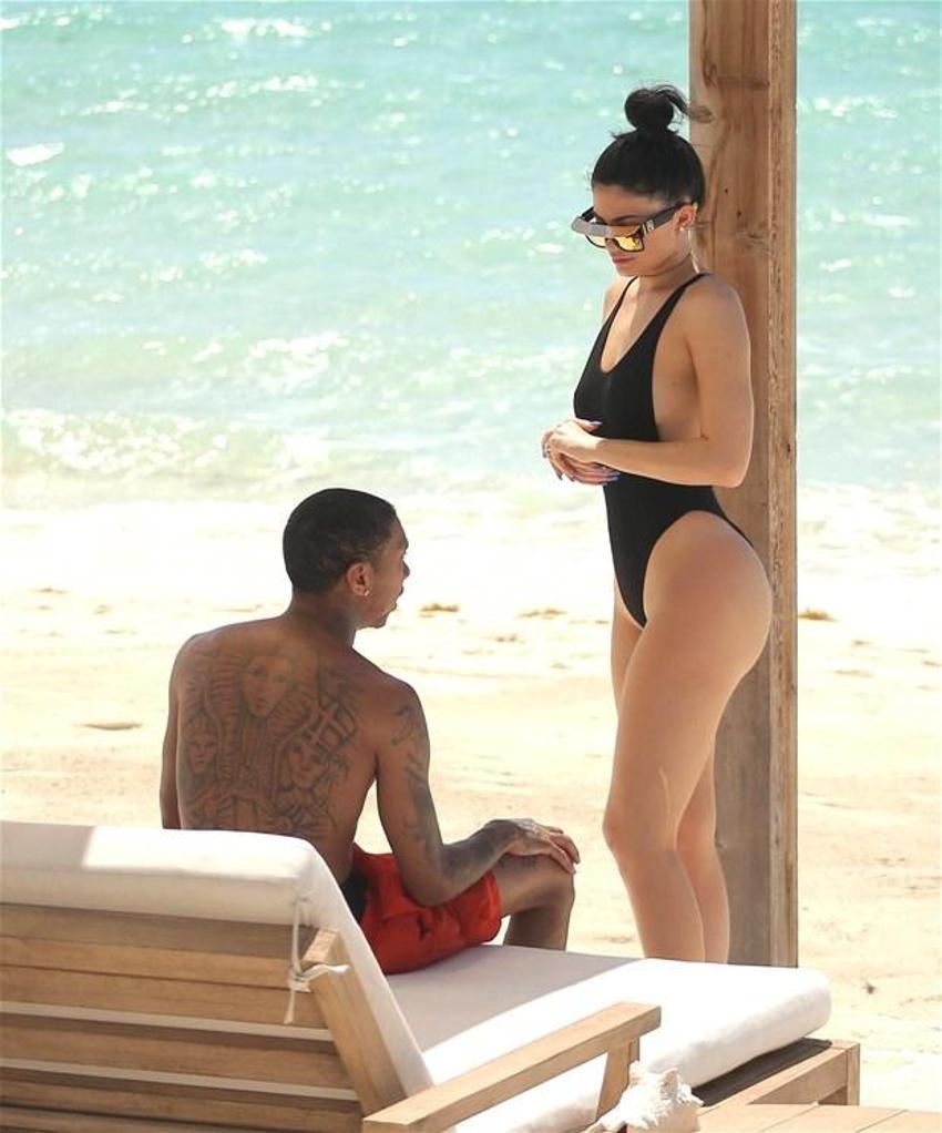 Kylie Jenner banyodan paylaştı...