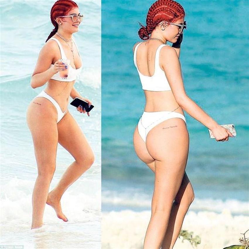 Kylie Jenner banyodan paylaştı...