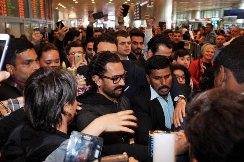 İstanbul'da Aamir Khan izdihamı!