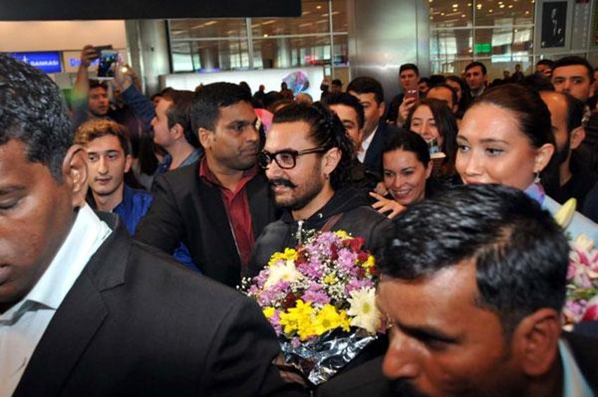 İstanbul'da Aamir Khan izdihamı!