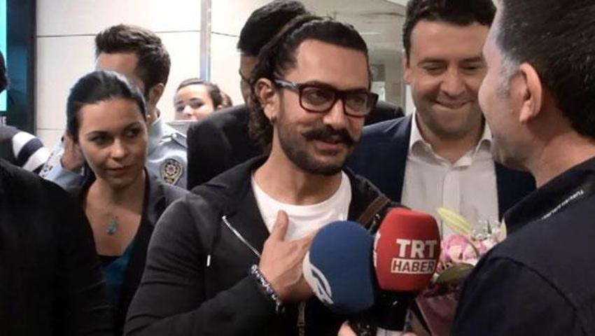İstanbul'da Aamir Khan izdihamı!