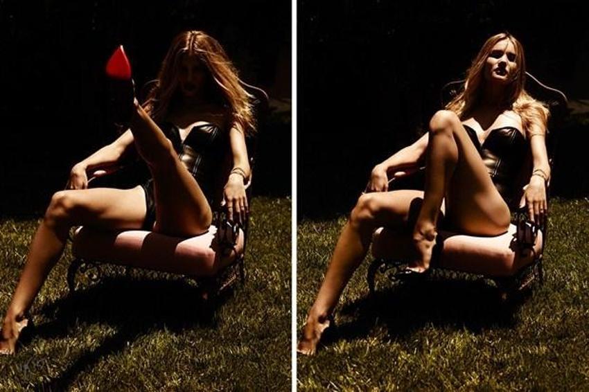 Rosie Huntington-Whiteley'den özel poz!