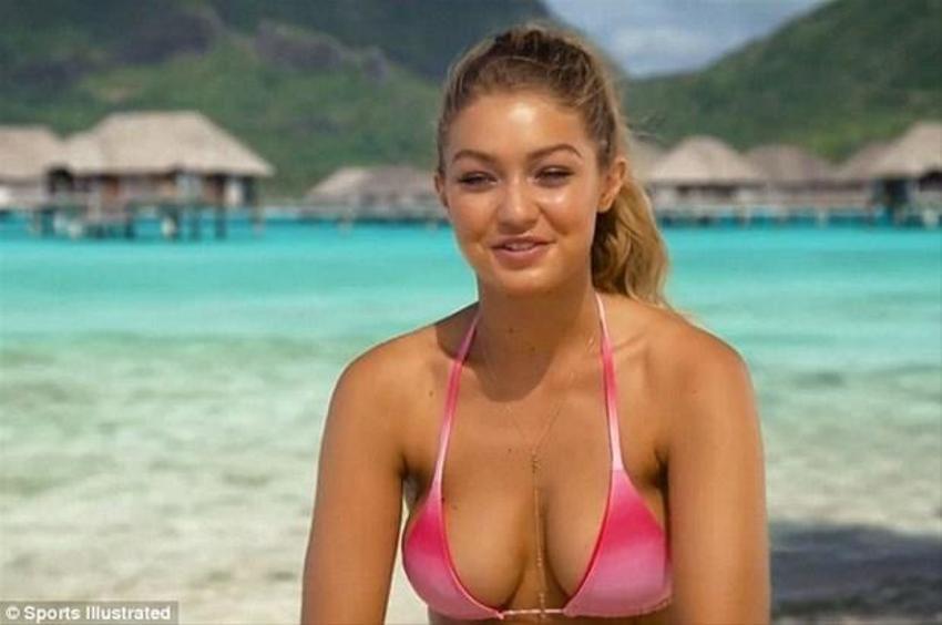 Gigi Hadid geceyi aydınlattı!