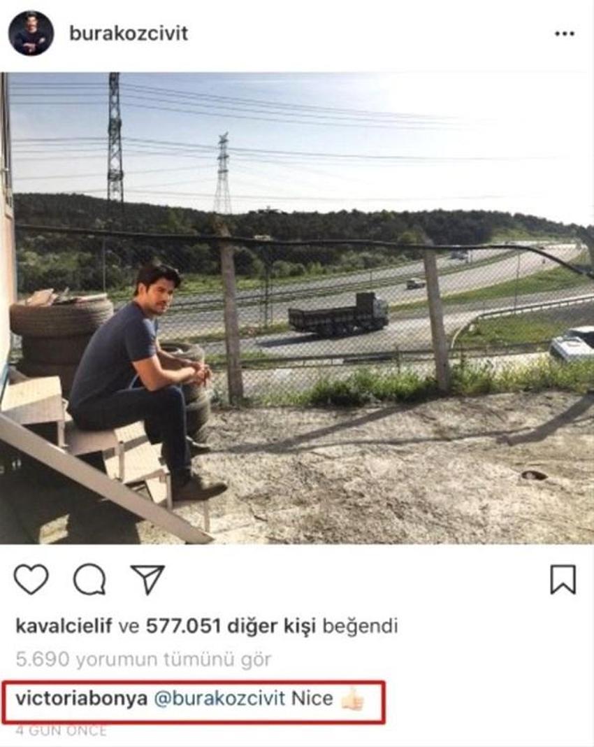 Rus model Victoria Bonya, Burak Özçivit'in peşini bırakmıyor!