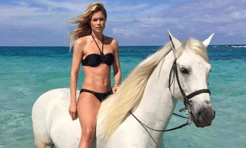 Doutzen Kroes seksi iç çamaşırlarıyla nefes kesti!