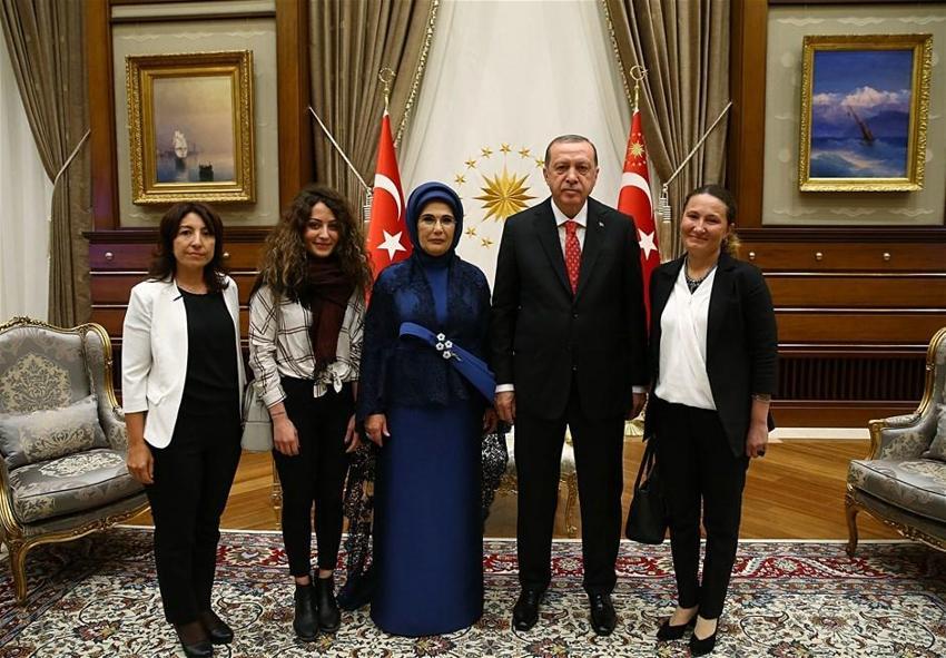 Cumhurbaşkanlığı Külliyesi'ne ünlü akını