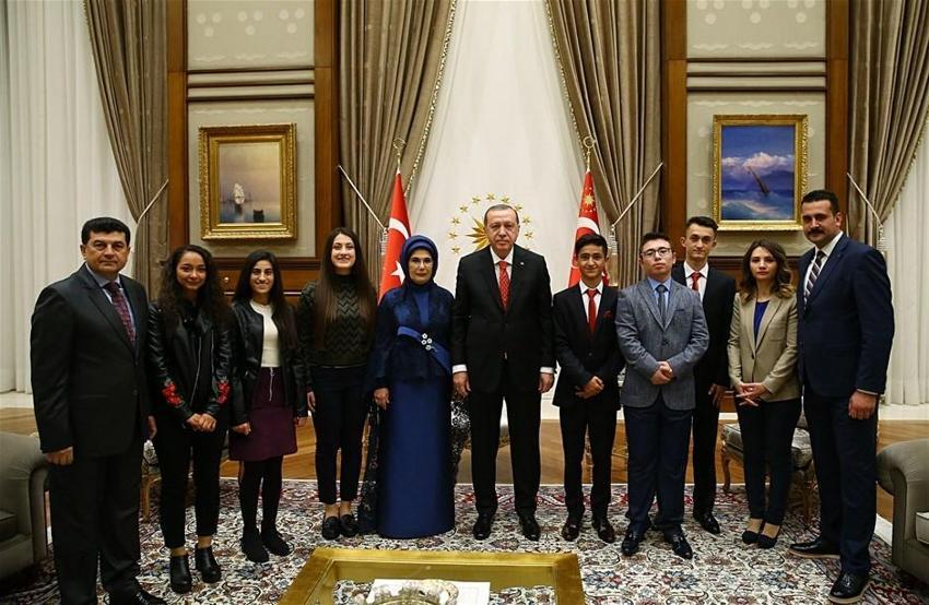 Cumhurbaşkanlığı Külliyesi'ne ünlü akını