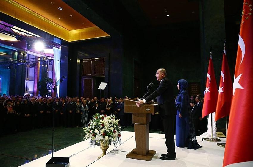 Cumhurbaşkanlığı Külliyesi'ne ünlü akını