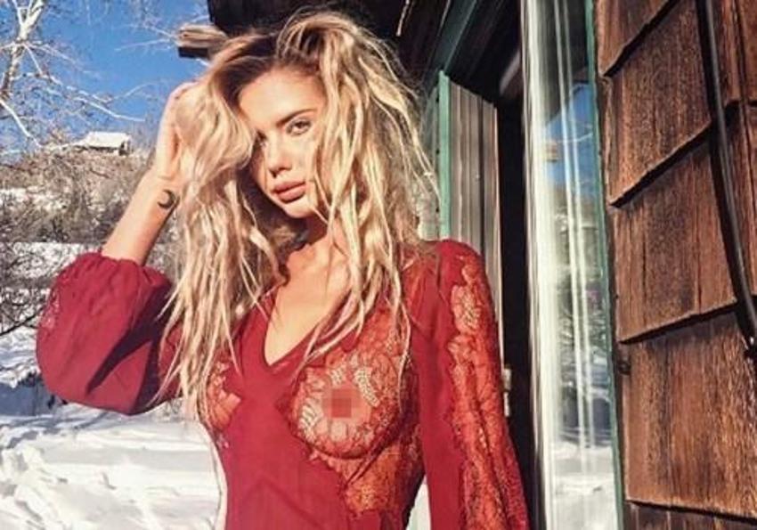 Justin Bieber'ın eski sevgilisi çırılçıplak soyundu!