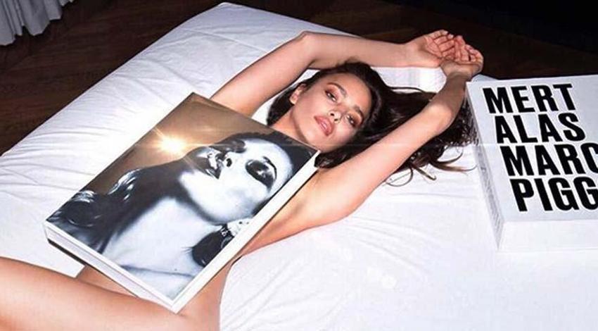 Takipçileri çıldırdı! Irina Shayk yatakta çırılçıplak...