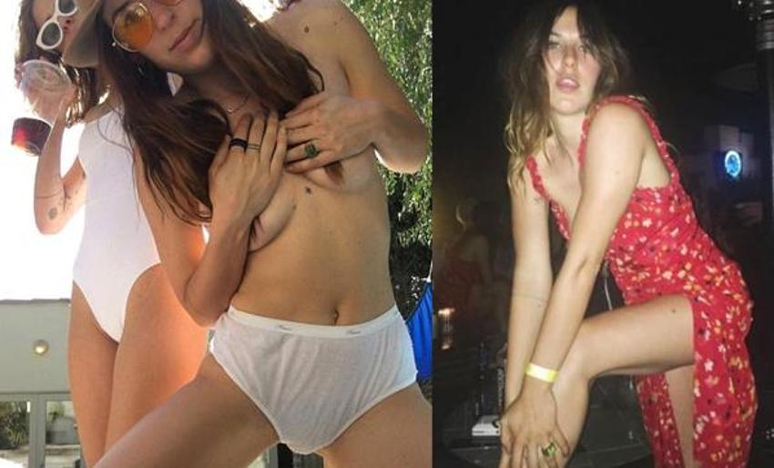 Kardeşler bikini giyip kar-kış demeden...