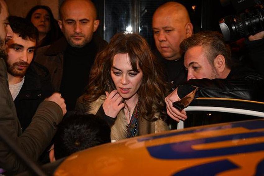 Demet Evgar'ın korku dolu anları!