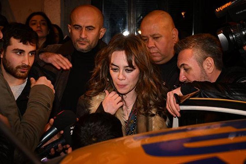 Demet Evgar'ın korku dolu anları!