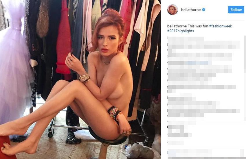 Bella Thorne'dan en cesur veda!