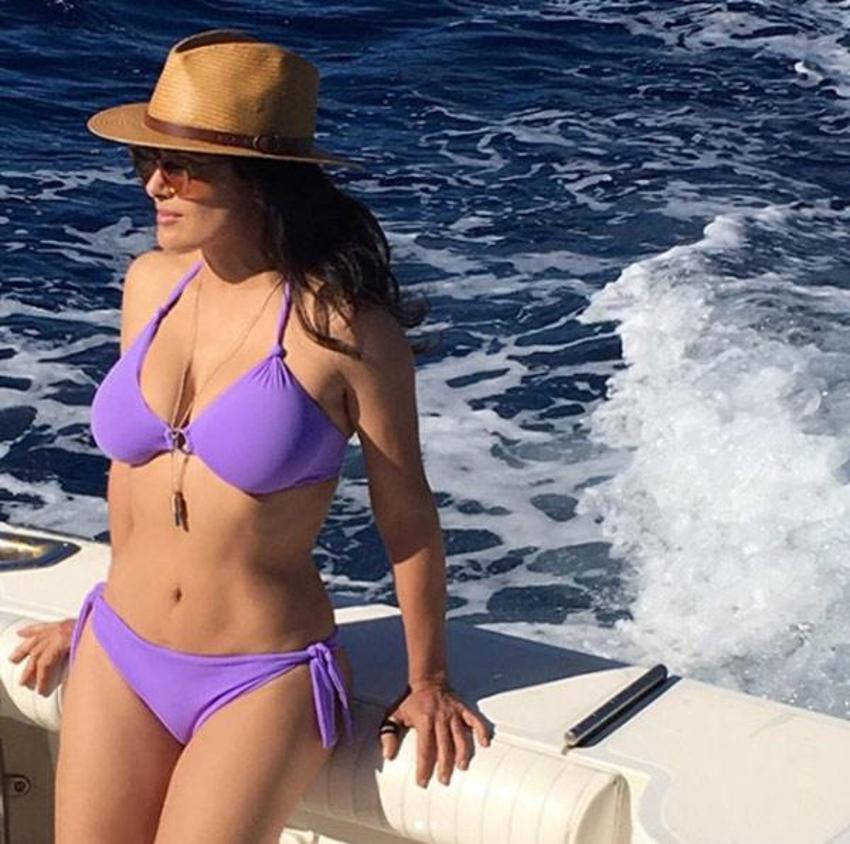 Salma Hayek'ten yürek hoplatan paylaşım!