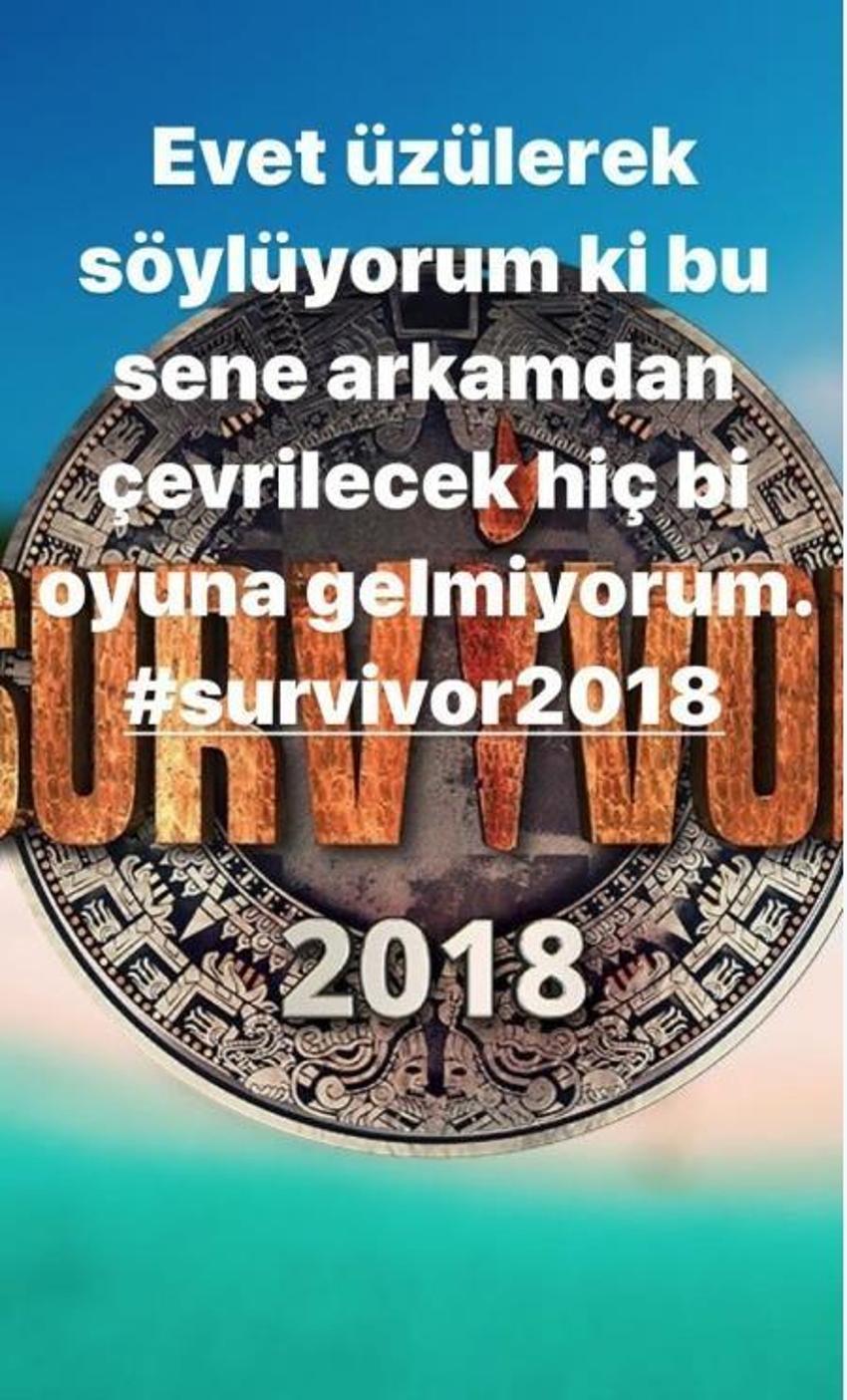 Turabi'den şok açıklama: Survivor'a gitmiyorum!