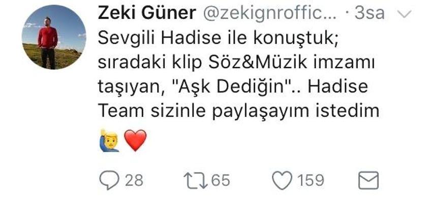 Hadise bomba gibi geliyor!