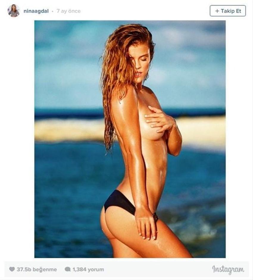 Nina Agdal'ı 'kilolu' diye geri çevirdiler!