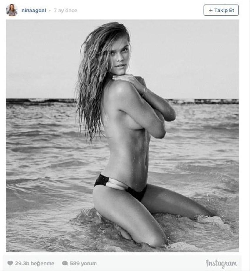 Nina Agdal'ı 'kilolu' diye geri çevirdiler!
