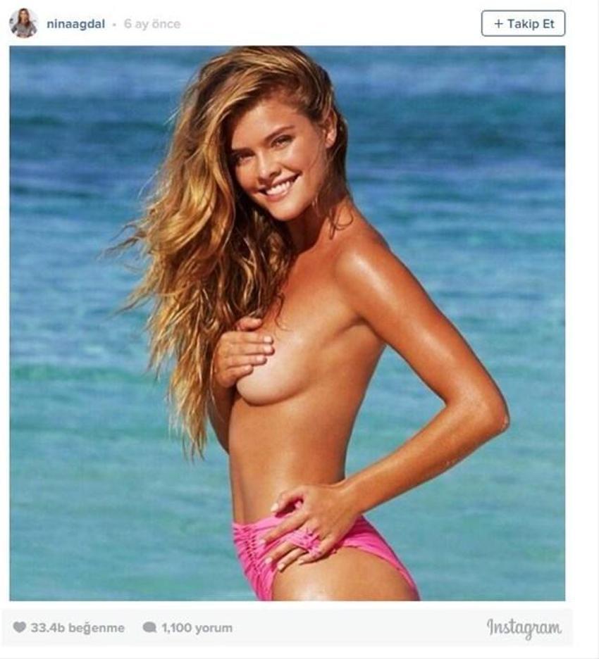 Nina Agdal'ı 'kilolu' diye geri çevirdiler!