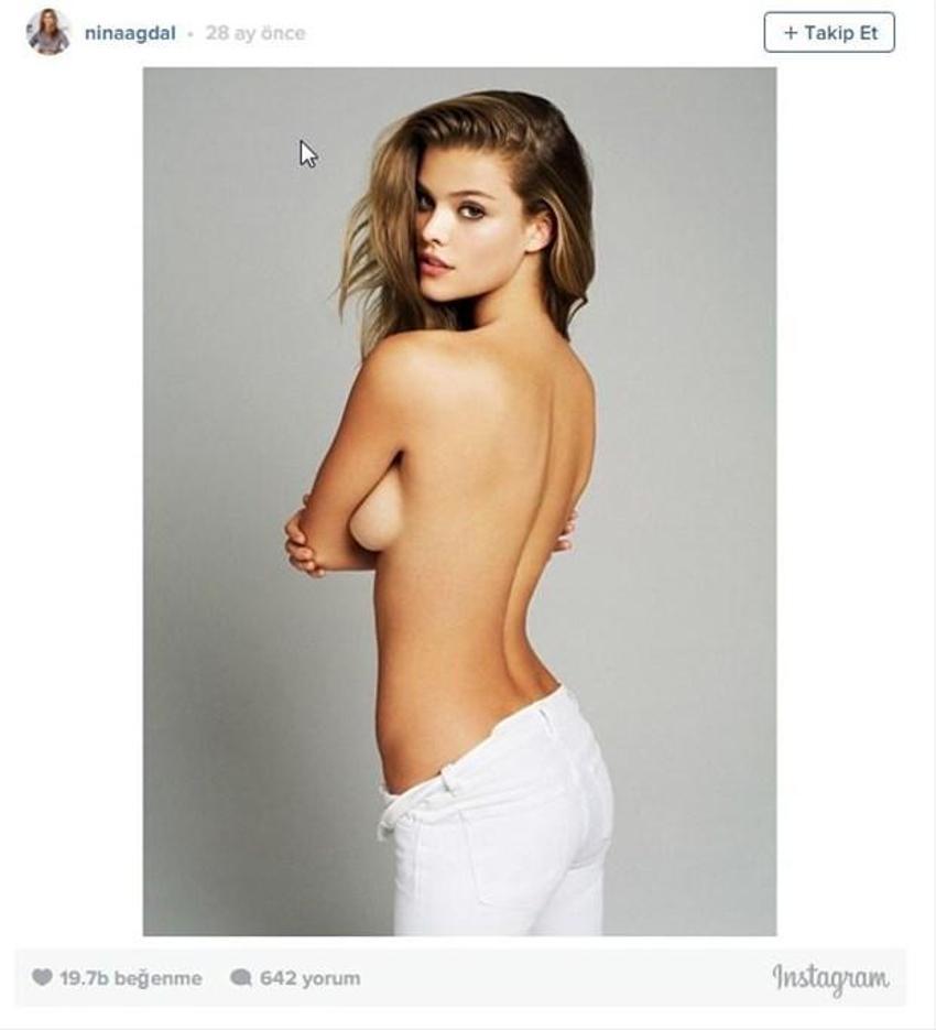 Nina Agdal'ı 'kilolu' diye geri çevirdiler!