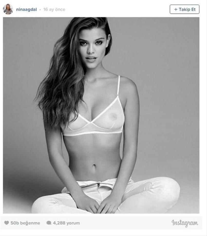 Nina Agdal'ı 'kilolu' diye geri çevirdiler!
