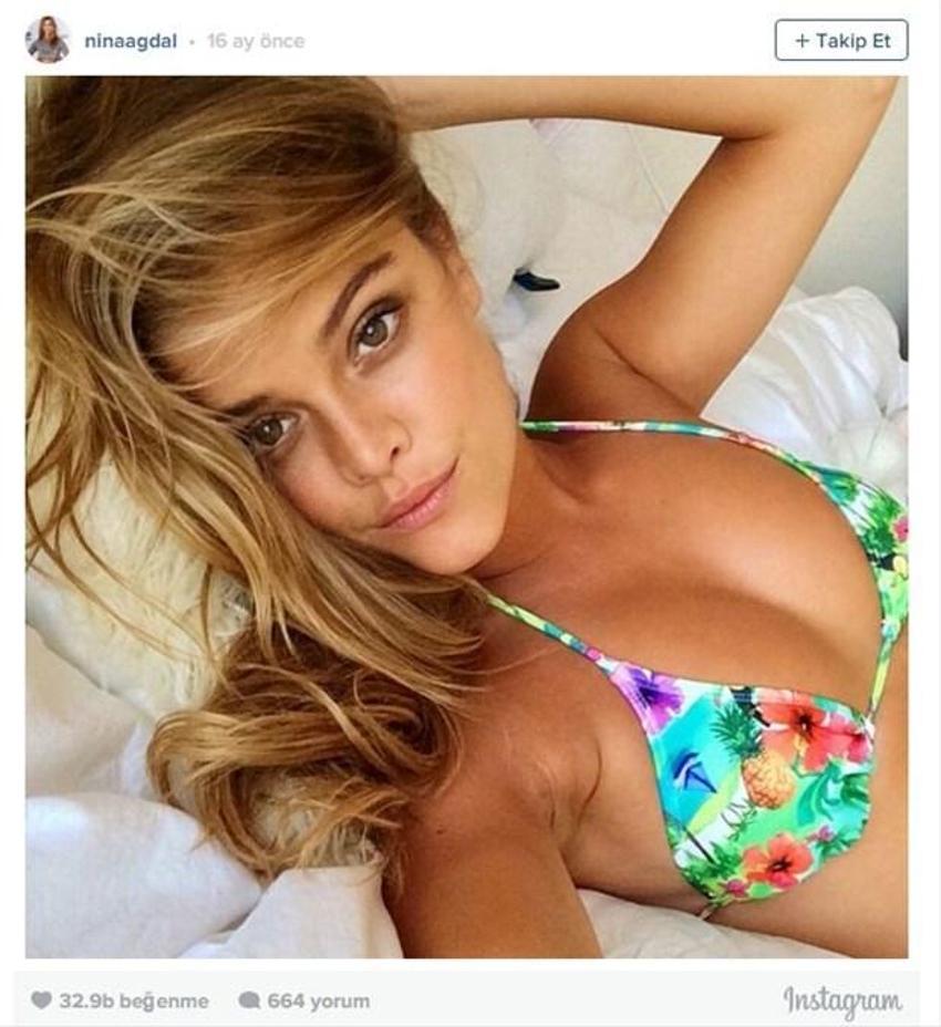 Nina Agdal'ı 'kilolu' diye geri çevirdiler!