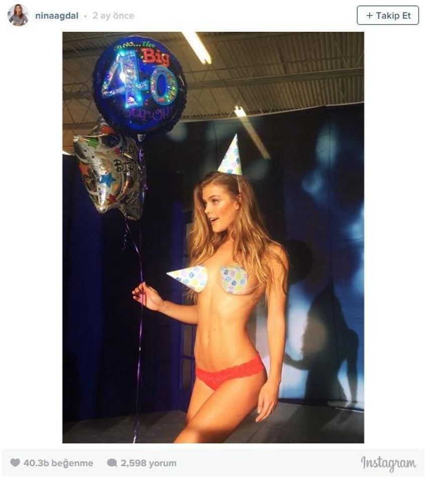Nina Agdal'ı 'kilolu' diye geri çevirdiler!